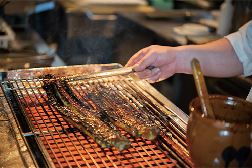 うなぎの昆布〆め